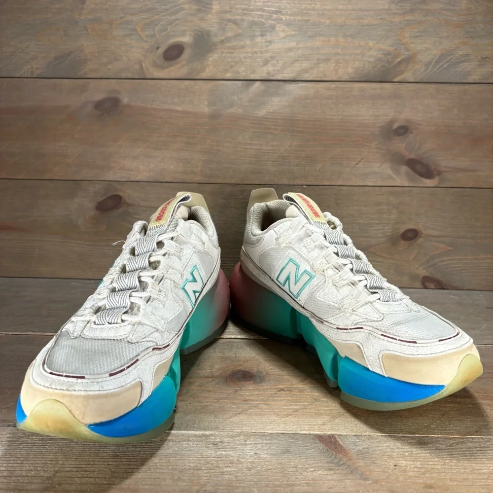 new balance vision racer men size 7.5 shoe multicolor chunky jaden smith sneaker - Picture 3 of 9